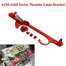 4150 4160 серии красный заготовки алюминиевый дроссель Carb кронштейн для карбюратора 350