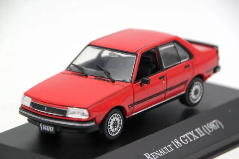 Алтайя 1:43 IXO Renault 18 GTX II 1987 литые модели Миниатюрные игрушки коллекция автомобилей