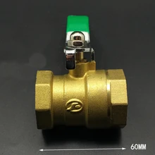 DN25 " BSP Женский середины тела латунный шаровой клапан воды газа с ручкой