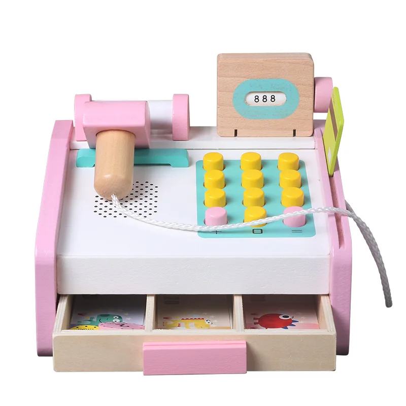 Candywood ролевые игры продукты игрушки супермаркет кассовый аппарат сканер кассовый счетчик игрушки для детей Подарки для девочек