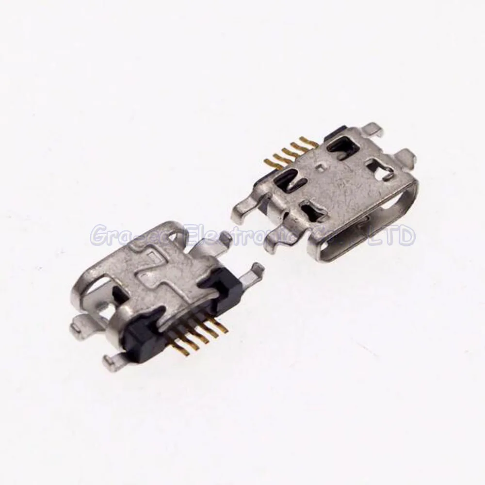 100 шт. разъем Micro USB для зарядки OPPO R827T X909T R6007 U701T U707T R8007 U705T COOLPAD Y75G Y76 | Электроника