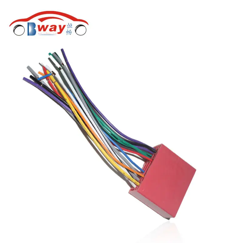 Car Radio Stereo Female ISO Plug Power Adapter Wiring Harness for Mazda 2 Mazda 3 Mazda