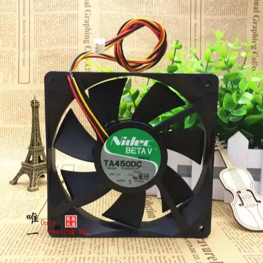 NIDEC TA450DC A34452-57 48V 0.12A 12CM 120*120*25 3-проводной инверторный вентилятор | Компьютеры и офис