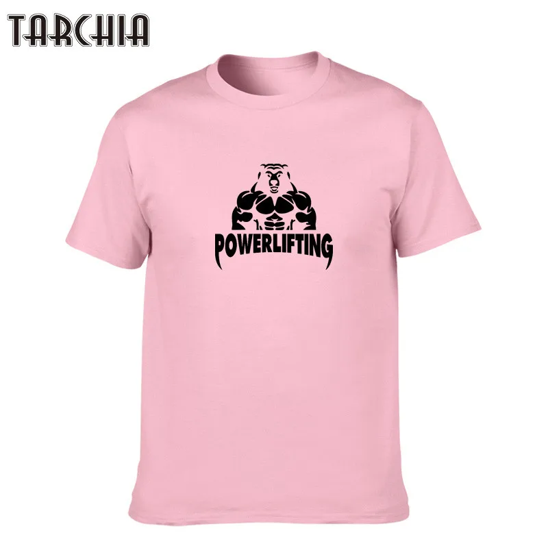 TARCHIA Powerlifters, Мужская футболка, качественные футболки, мужские футболки с коротким рукавом и круглым вырезом, мужские футболки с коротким рукавом, трендовая ткань