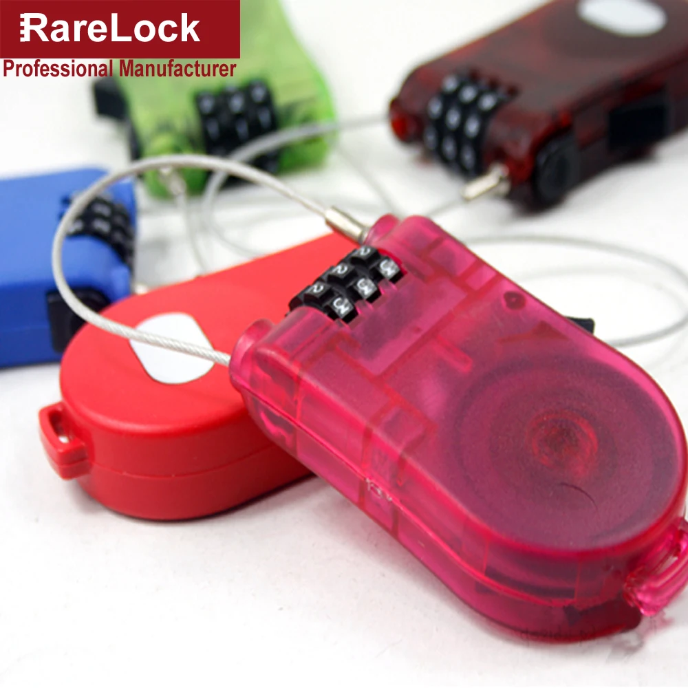 Замок с кодовым замком 3 кода разные цвета|wire combination lock|combination lockpassword lock |