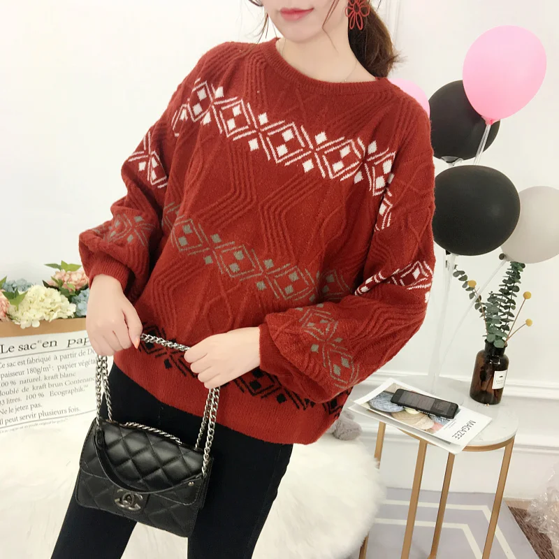 New Fashion 2021 Women Autumn Winter Sweater Pullovers Warm Knitted Sweaters Pullover Lady | Женская одежда