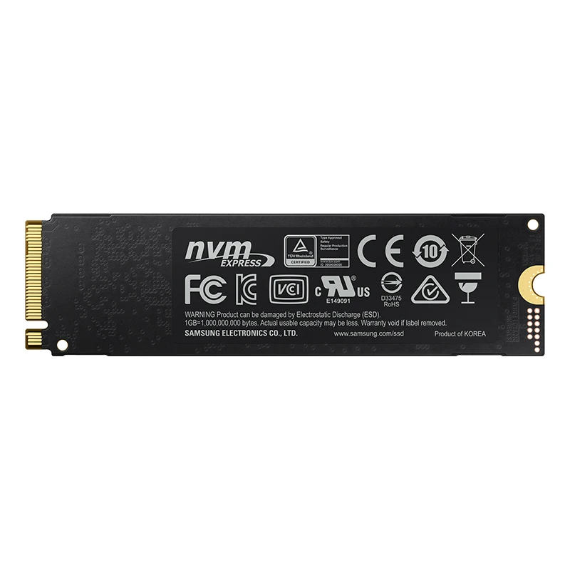 Samsung SSD 970 EVO Plus 250 ГБ 500 1 ТБ NVMe M.2 2280 NVMe Внутренний твердотельный накопитель 3300 МБ/с. SSD PCIe 3,0x4 NVMe 1,3 HDD