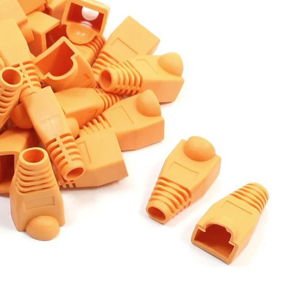 

GTFS-50 Pcs RJ45 Connector Modular Network Plug End Cap Boot Guard