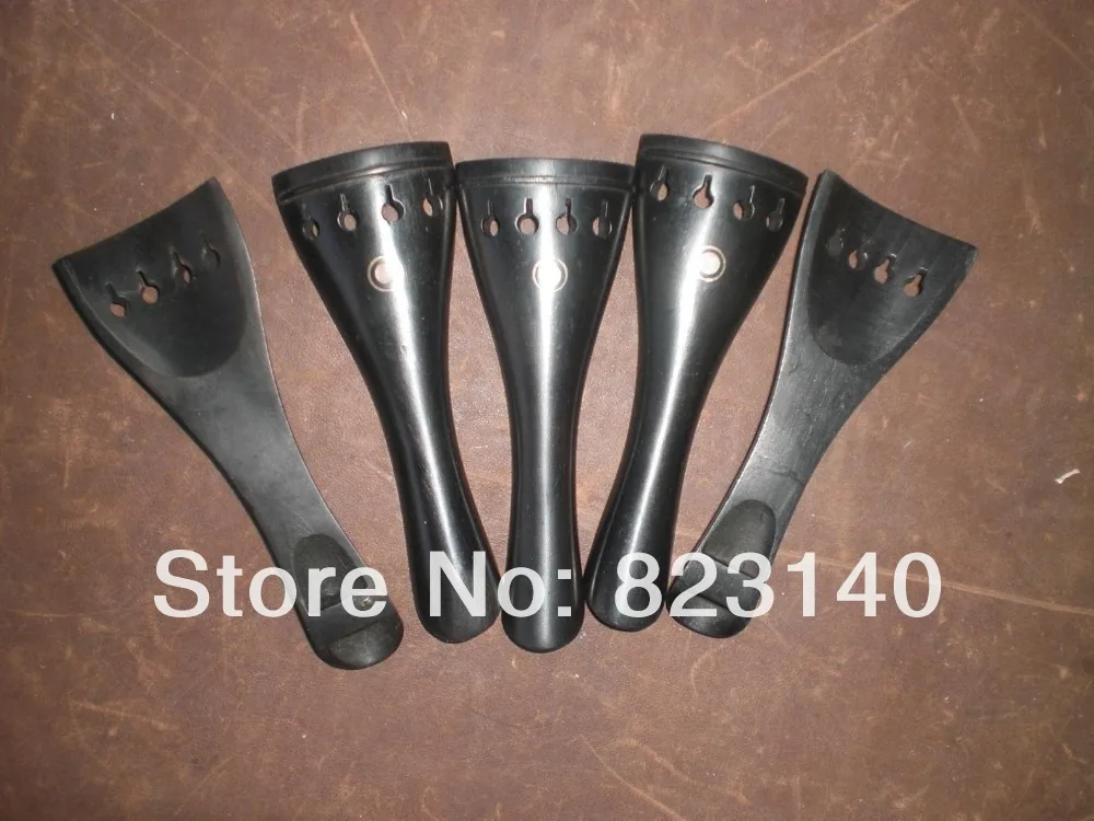 

5 PCs High Quality Ebony Violin Tail Piece 4/4, Ebony tailpiece