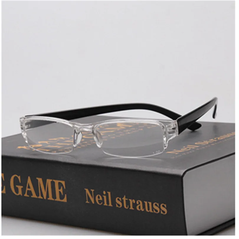 

High Quality Men Ultralight Reading Glasses Eyebrows Hyperopia Glasses Resin Anti-fatigue Lense Women Reading Eyewear Eyeglass
