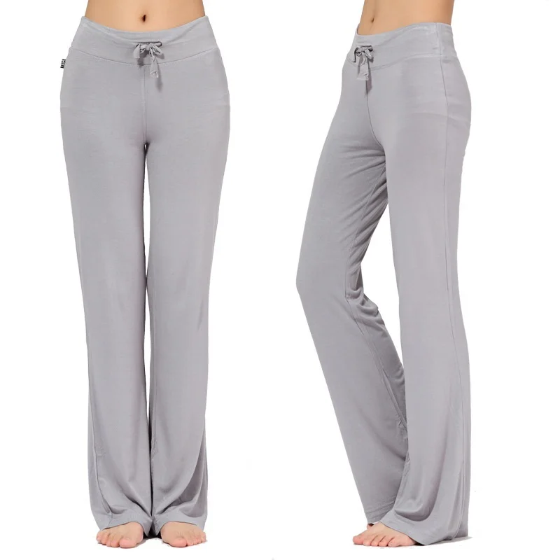 2017 New Brand Autumn Open Wide Leg Pants Women Candy Color Loose Pants Female Casual Sexy Women 