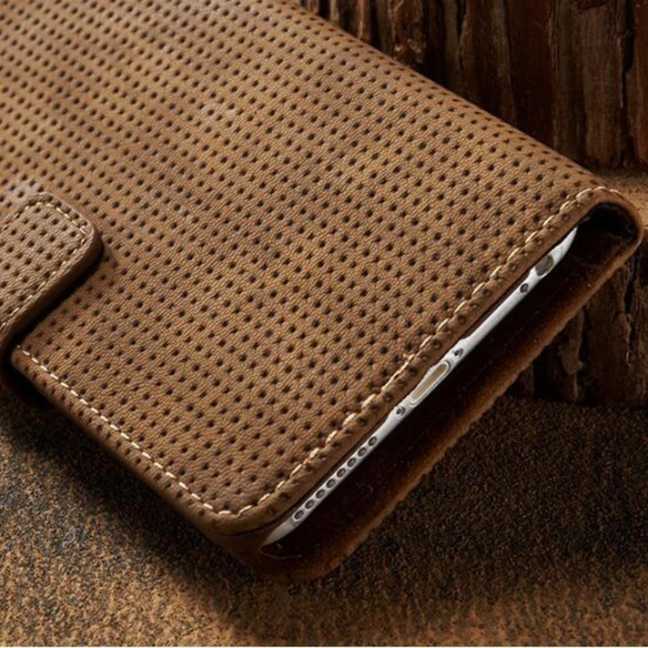 GK57 PU Leather Phone Cases For iPhone 6 s 7 Plus Cellphones Shockproof Protective Back Covers Card Slot Hard Cases Accessories