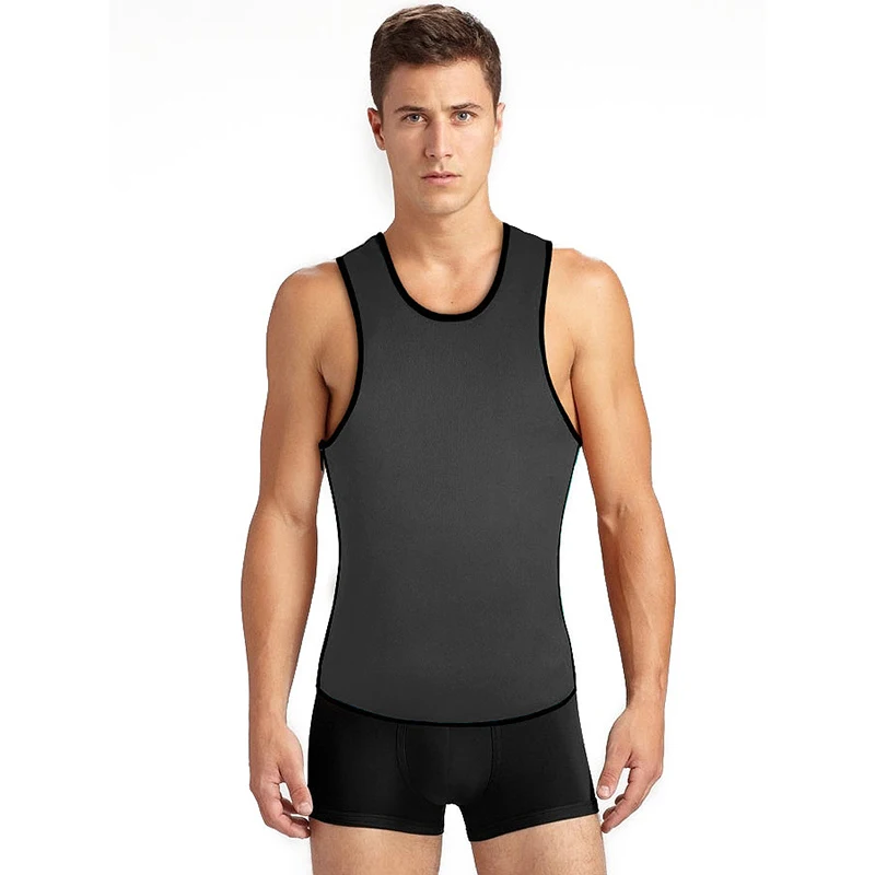 Neoprene Vest Men Speed Sweat Clothes Second Corset For Men Sbdomen Gynecomastia Slimming Belt Burning Men Tank Top Bodybuilding (3)
