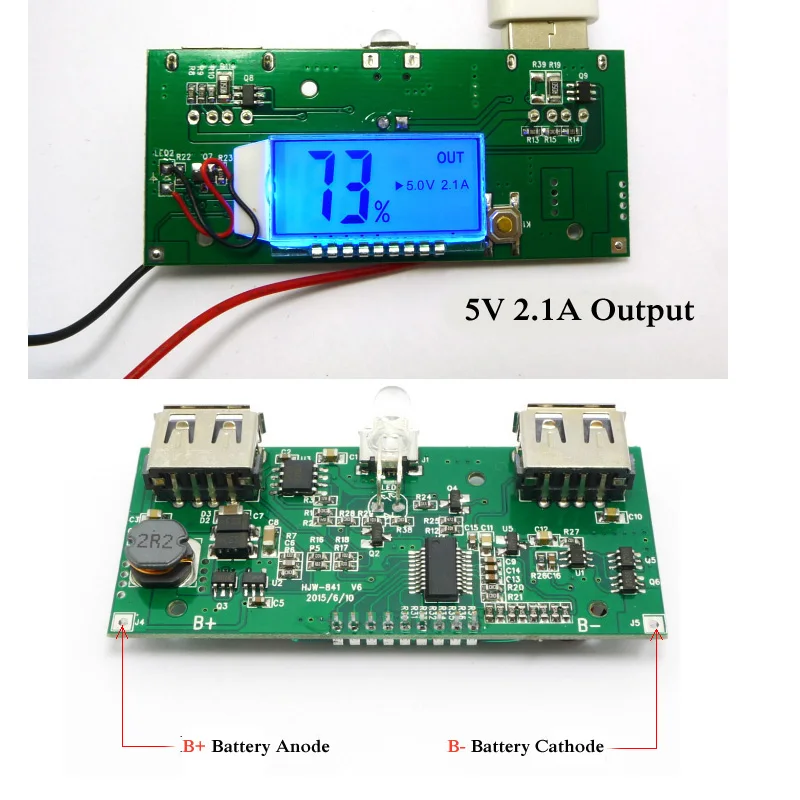 DIY kit power bank chip mainboard motherboard PowerBank drive plate LCD