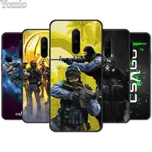 CS GO Counter Strike Gun Strike Black Soft Case for Oneplus 7 7 Pro 6 6T 5T Silicone Phone Case for Oneplus 7 7Pro Cover Shell