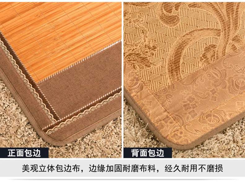 Китайским принтом 1,5/1,8 бамбуковый коврик 100% натуральный бамбук производство, натуральный комфорт надувной матрас