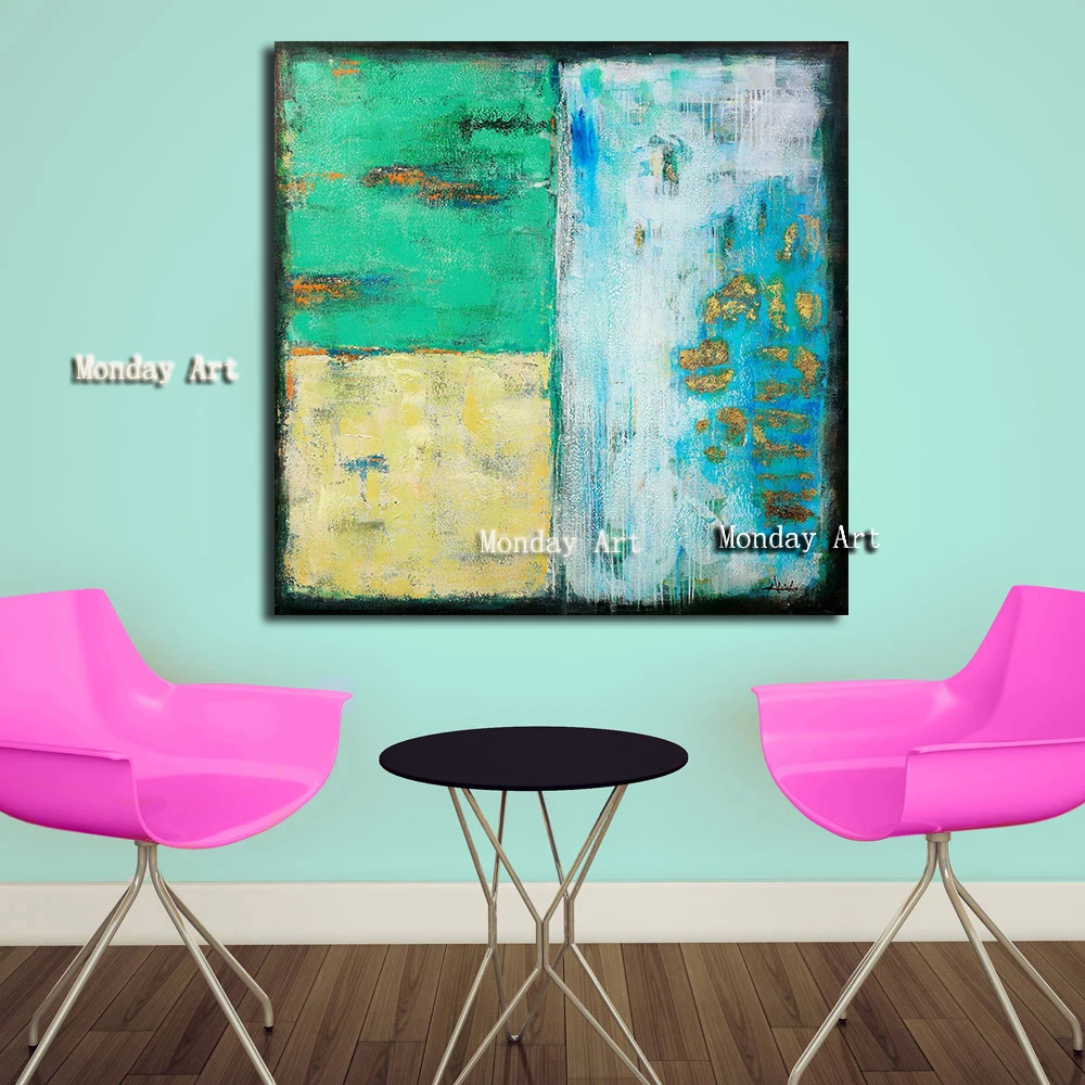 EE abstract-oil-painting-Wall-Art-no-Framed-Blue-Sea-Oil-Painting-Canvas-Wall-Pictures-for-living