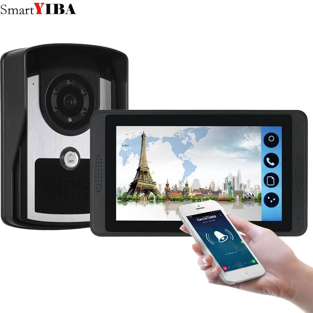 7inch Wired / Wireless Wifi 720P Video Door Phone Doorbell Intercom Entry System,Support Remote APP unlocking,Recording,Snapshot 7inch Wired / Wireless Wifi 720P Video Door Phone Doorbell Intercom Entry System,Support Remote APP unlocking,Recording,Snapshot