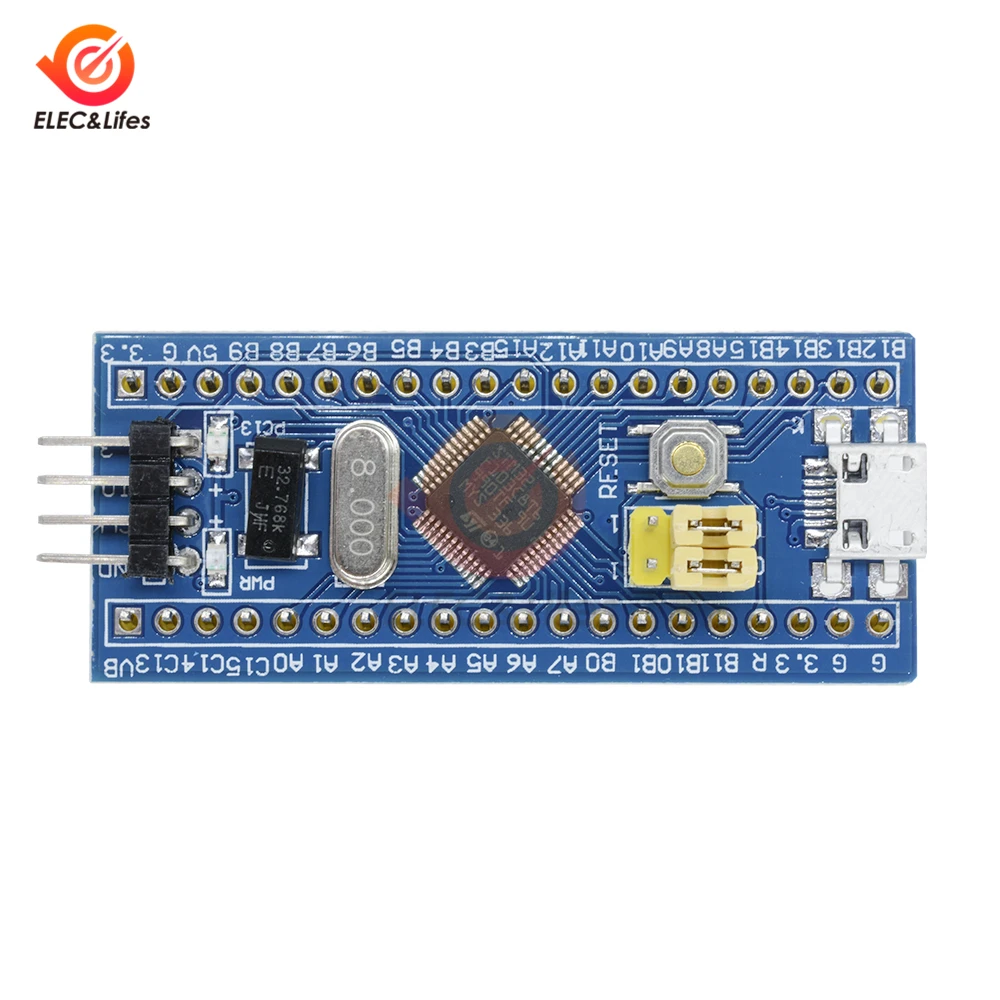 5 шт STM32F103C8T6 ввода/вывода IO ARM STM32 Минимальная Системы развитию Модуль SMT 32 Cortex-M3 SWD Мини USB Board