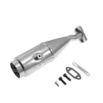 

Aluminum Upgrade 5 hole Rocket Rear Exhaust Pipe for 1/5 Gas RC Car HPI Rovan HSP KM SS FG Baja 5B 5T 5SC Truck 15005G