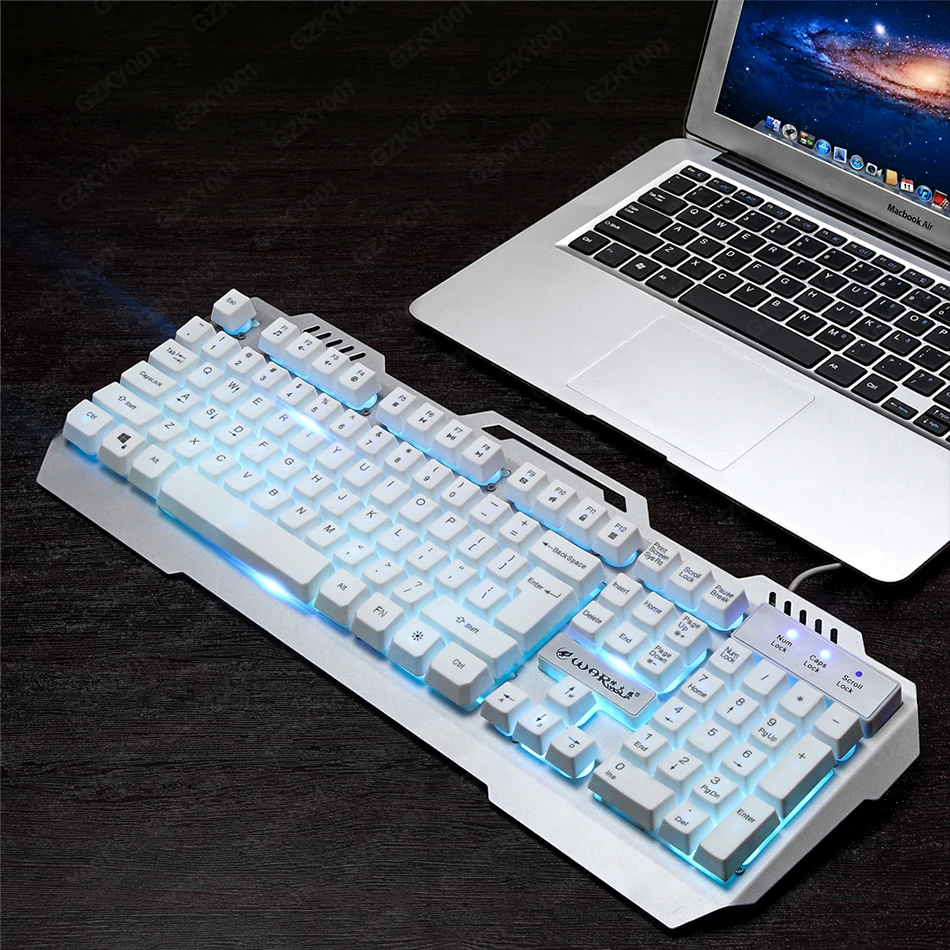 Проводная игровая клавиатура с подсветкой Игровая USB мультимедийная Подсветка 104