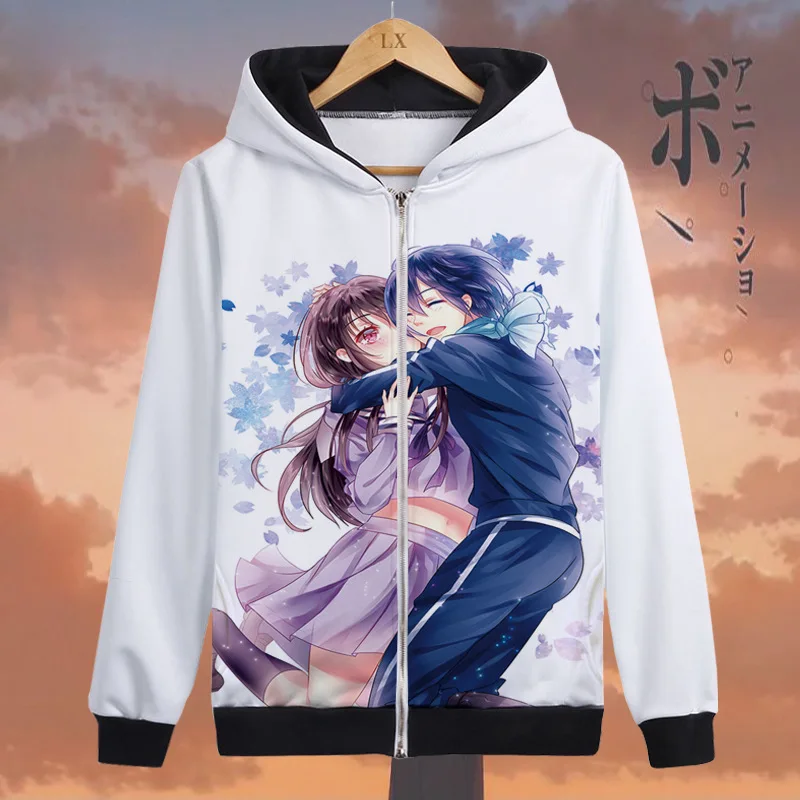 Coshome Noragami Cosplay Costumes Yato Hoodies Halloween Party Cute Adult Sportswear Men Women Tops Sweatshirts Spring Jacket (6)