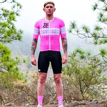 Новые мужские про команды Для женщин летние Vélo одежда открытый горная дорога велосипед Триатлон Униформа с короткими рукавами Костюмы