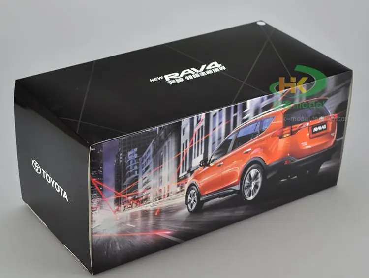 Новинка 1/18 Toyota RAV4 SUV литая под давлением модель игрушечного автомобиля коллекция для взрослых подарки на день рождения