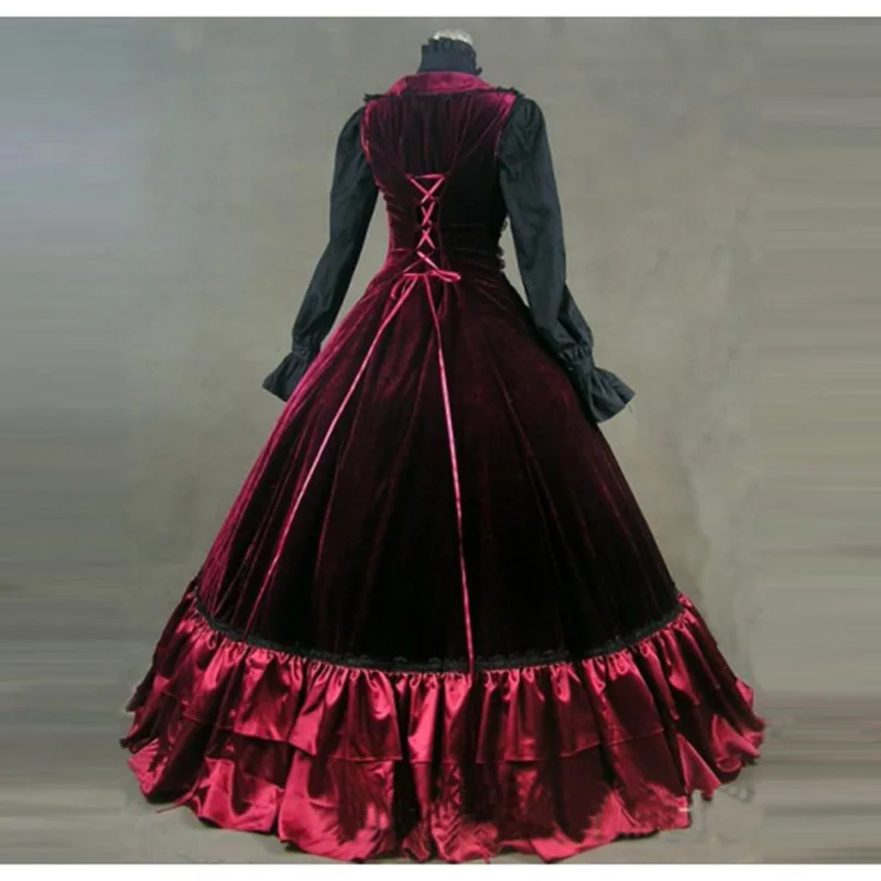 red-velvet-sleeveless-gothic-victorian-dress2