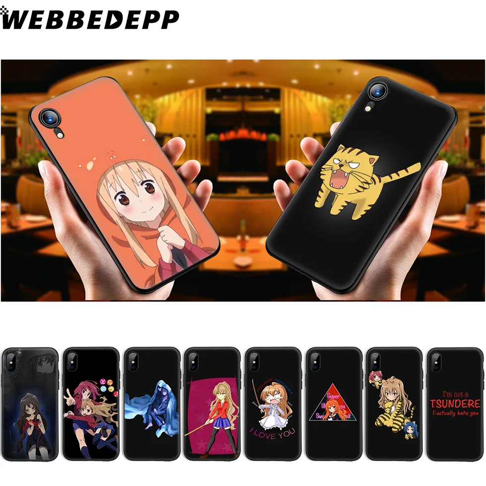 WEBBEDEPP Toradora Anime Soft Silicone Case for iPhone 11 Pro Xr Xs Max X or 10 8 7 6 6S Plus 5 5S SE |