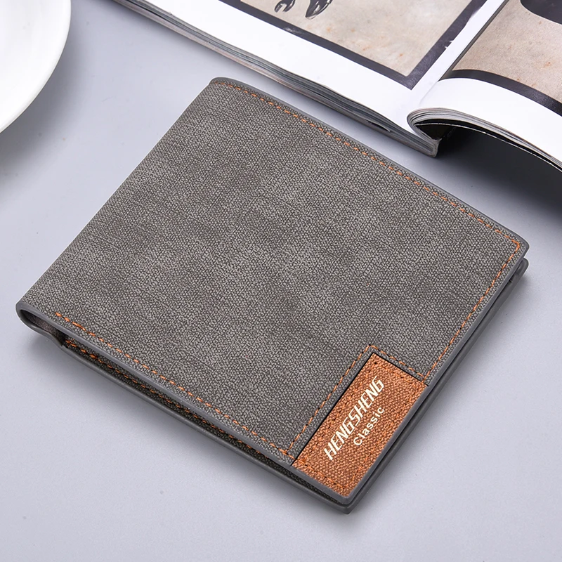 

HENGSHENG Brand Wallet Purses Slim Men's Wallets Carteira Masculine Billeteras Porte Monnaie Monedero Male Men Thin Wallets