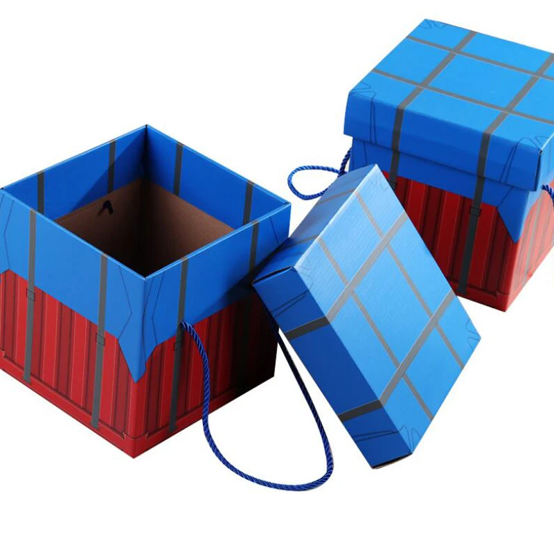  1/3pcs Creative Airdrop Gift Box Snack Gift Box 15 20 25 cm Party Present Package Square Storage DI