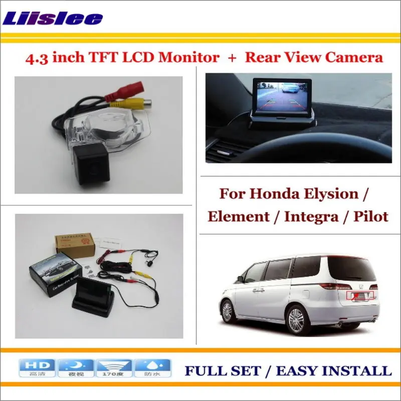 

Liislee For Honda Elysion / Element / Integra / Pilot Car Rear Camera + 4.3" LCD Screen Monitor = 2 in 1 Parking System