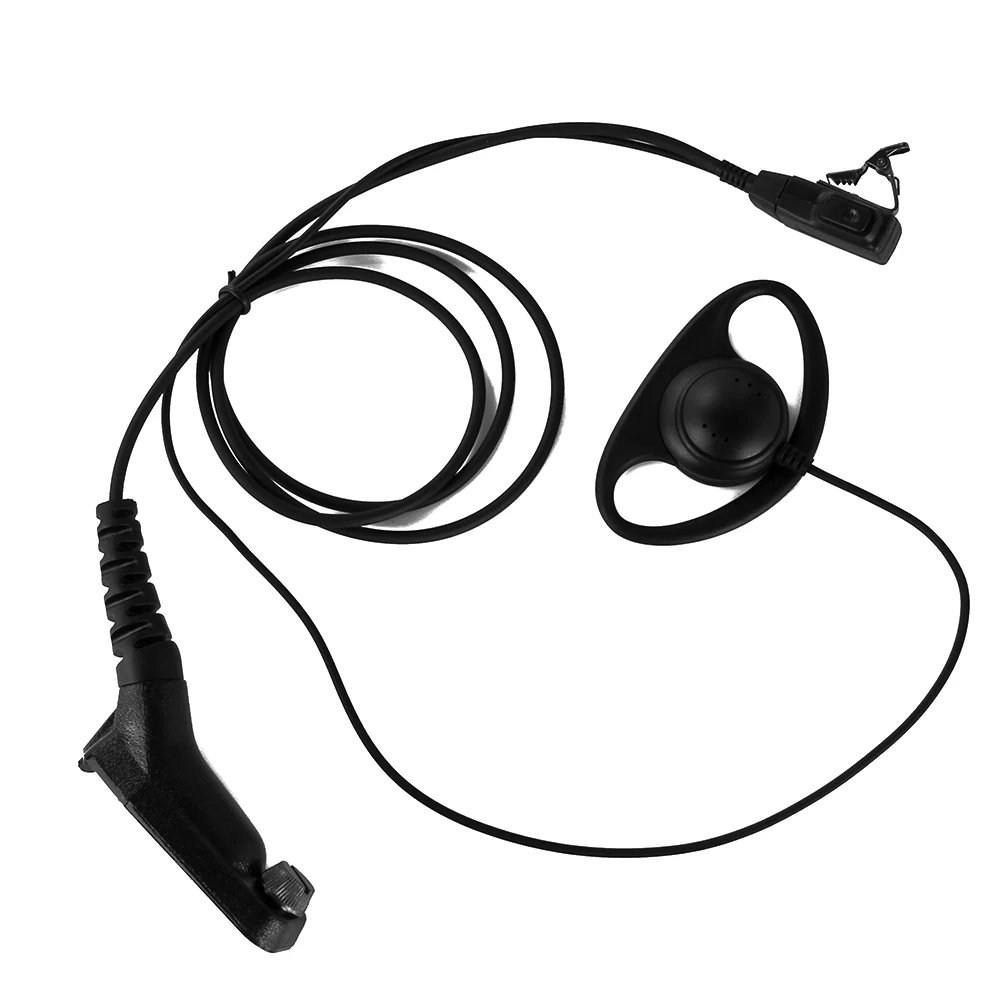 Earpiece Headset Mic PTT for Motorola Portable CB Radio Walkie Talkie