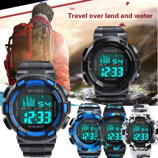Fashion Reloj Hombre Mens Digital LED Analog Quartz Alarm Date Sports Wrist Watc Fashion Reloj Hombre Mens Digital LED Analog Quartz Alarm Date Sports Wrist Watc