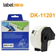 1 рулон DK-11201 29 мм* 90 мм штампованная термальная бумага Совместимо с устройство для печатания этикеток белая бумага DK11201 DK 201 DK201