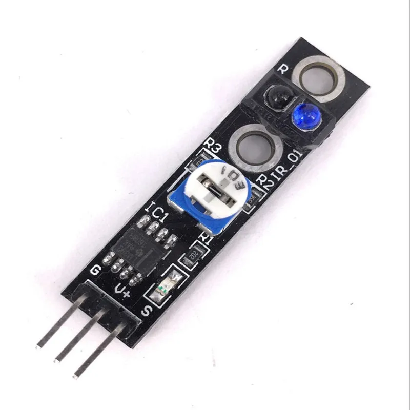 

10pcs channel tracing module/ Intelligent Vehicle tracking probe infrared /black white line detection sensor KY-033
