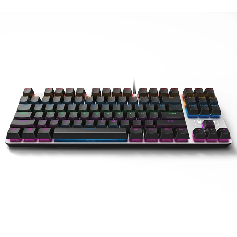 Механическая игровая клавиатура Rapoo V500 из сплава Teclado с usb питанием для