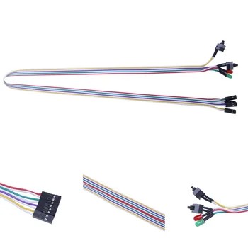 

1Pc 65cm Desktop Computer PC Case ATX Power on/off Switch Connector Adapter Cable With HDD LED Light C26