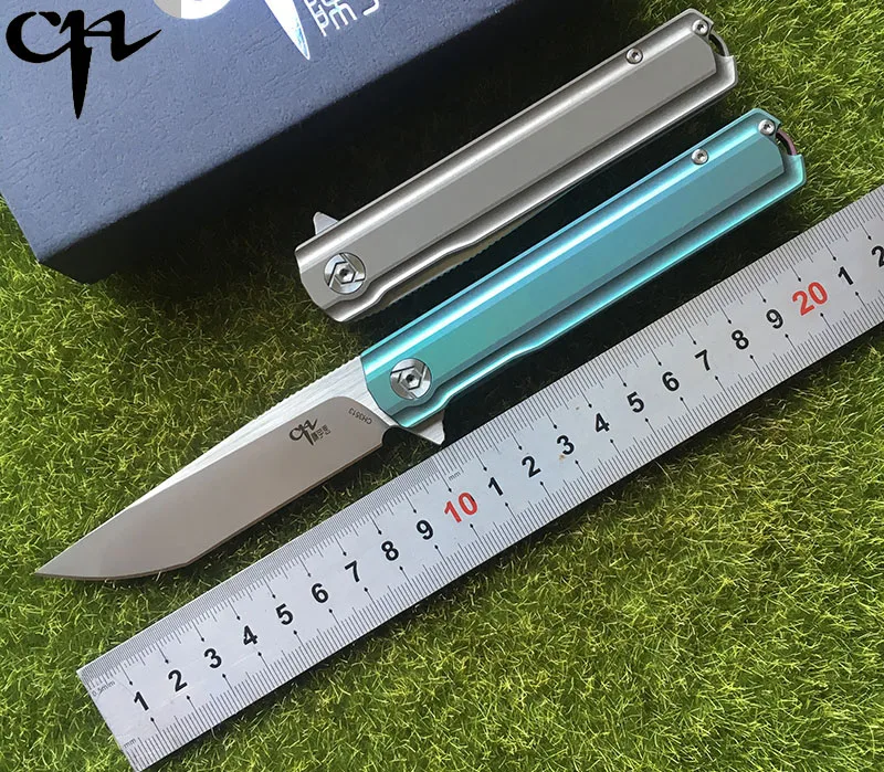 Ch3515 Flipper Folding Knife M390 Blade Titanium Handle Outdoor