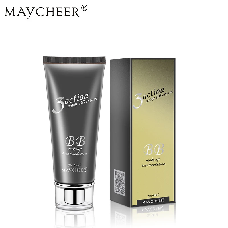 

MAYCHEER BB Cream Makeup Face Base Liquid Foundation Make Up Concealer Moisturizing Whitening Cosmetics