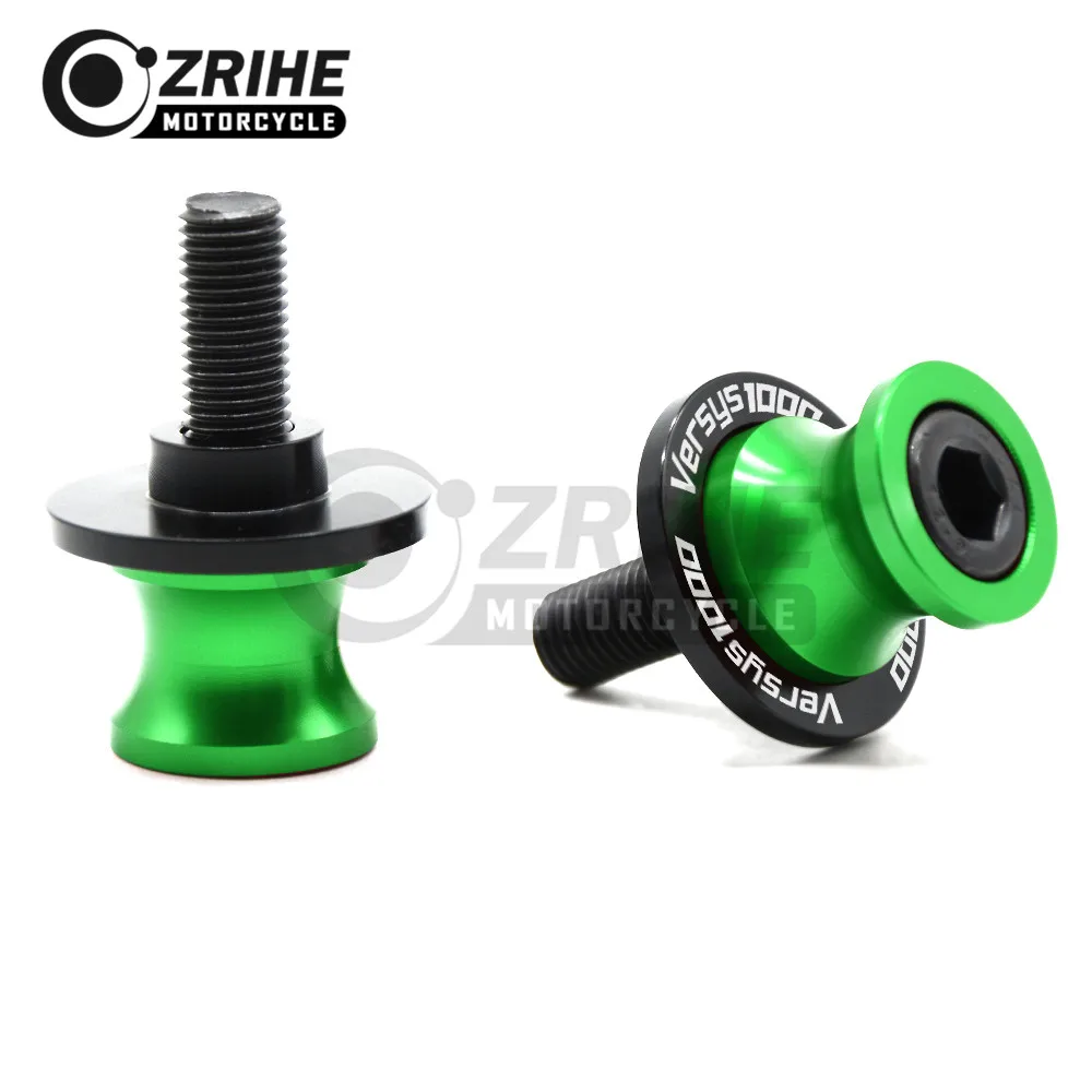 logo(Versys1000 ) Motorcycle Accessories Swingarm Spools Slider 6mm Swing for kawasaki Versys1000 Versys 1000 Versys 2012-2015