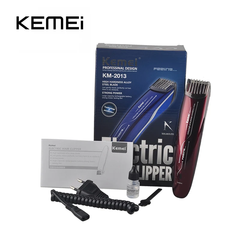 KEMEI KM-2013, мужская электробритва Kemei, бритва для бороды, стрижки волос, триммер, машинка для стрижки, перезаряжаемая стрижка, аксессуары для укладки