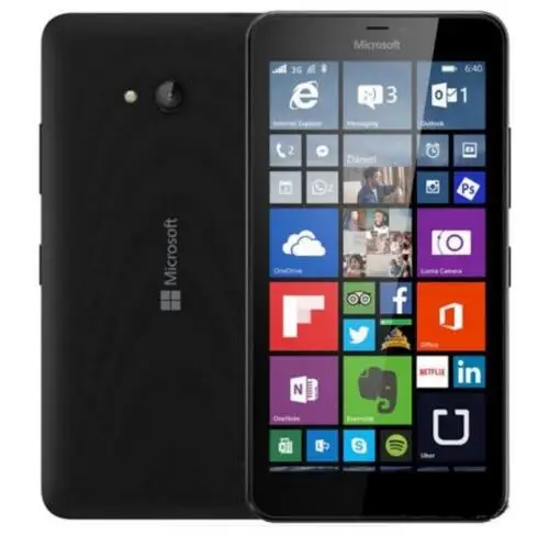 Nokia Lumia 640/640XL, Windows Phone, экран, одна/две sim-карты, четыре ядра, 1 Гб ram+ 8 Гб rom, 8,0 МП, разблокирован, 4G LTE - Цвет: Черный