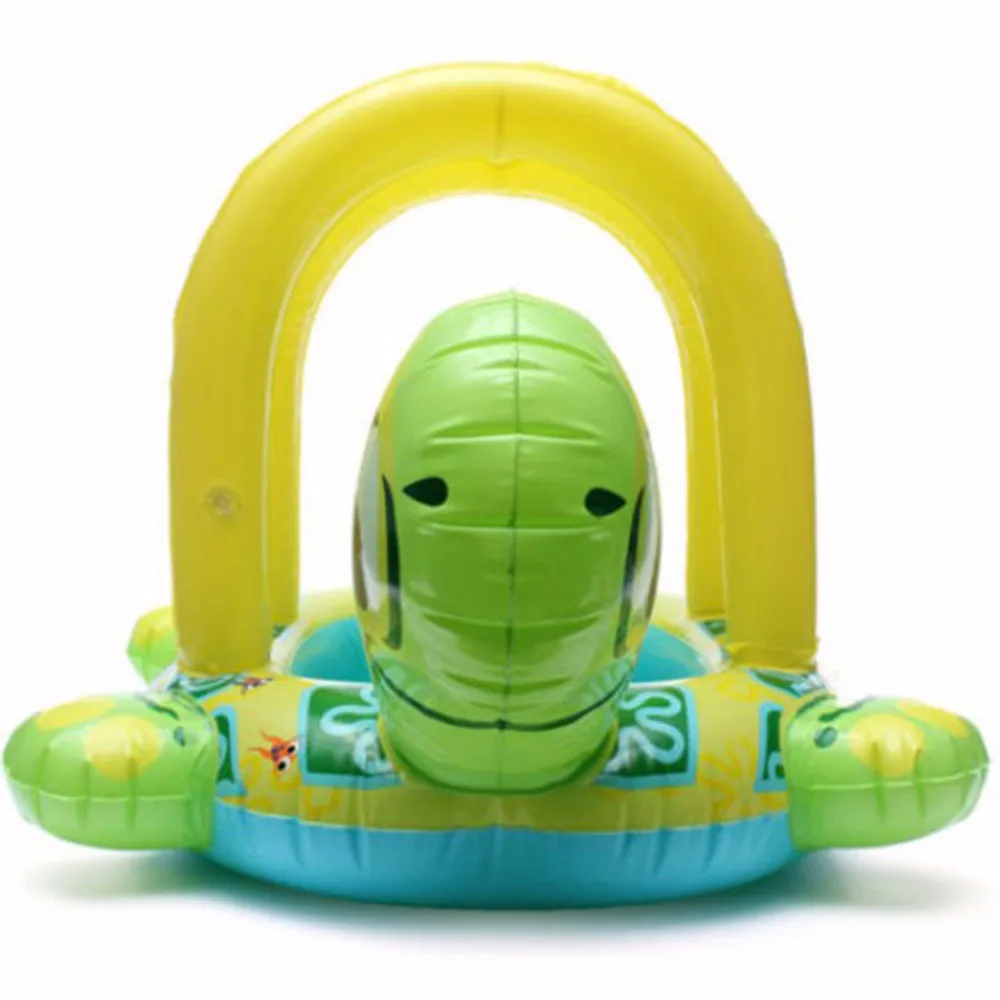 Высокое качество Детские Одежда заплыва кольцо поплавка сиденья черепаха Форма Защита от солнца Тенты воды Плавание бассейн Кольца