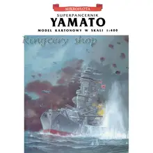 1 400 Yamato Battleship new Cardboard Karton paper Model PUZZLE 3D Toys Cubic kids toys