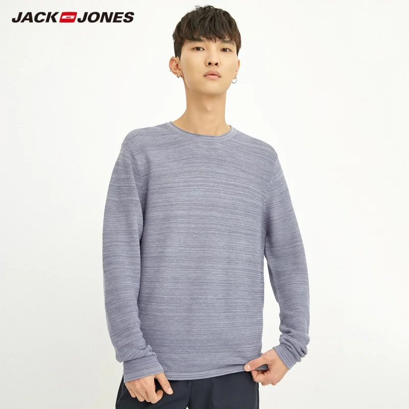 Comprar JackJones jersey de lana de ajuste delgado para hombre jersey de manga larga casual 218324521 superior para hombre