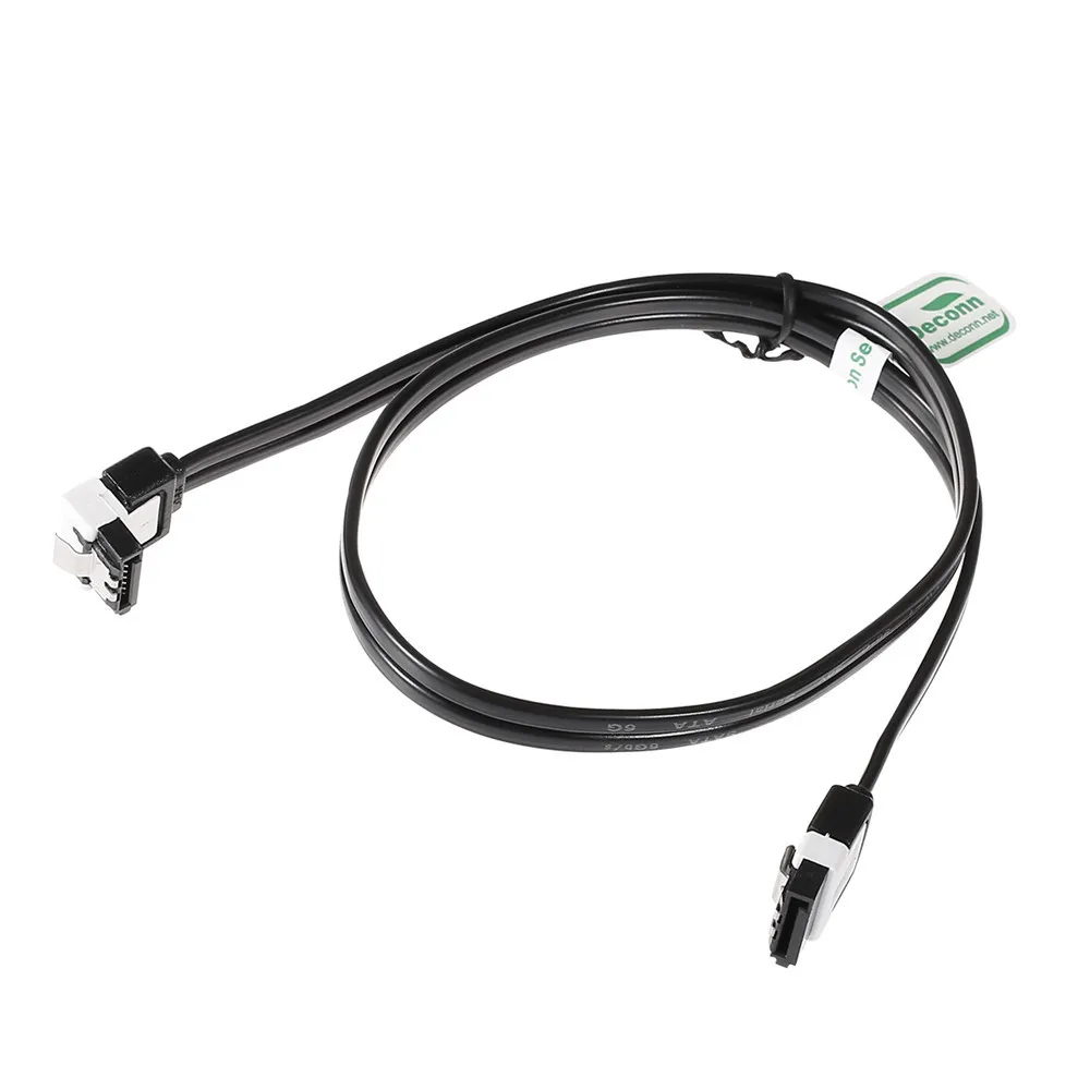 2 шт./лот Serial ATA 7P SATA 3 III 6 ГБ/сек. черный кабель для передачи данных 0 5 см|sata 3|sata satacable