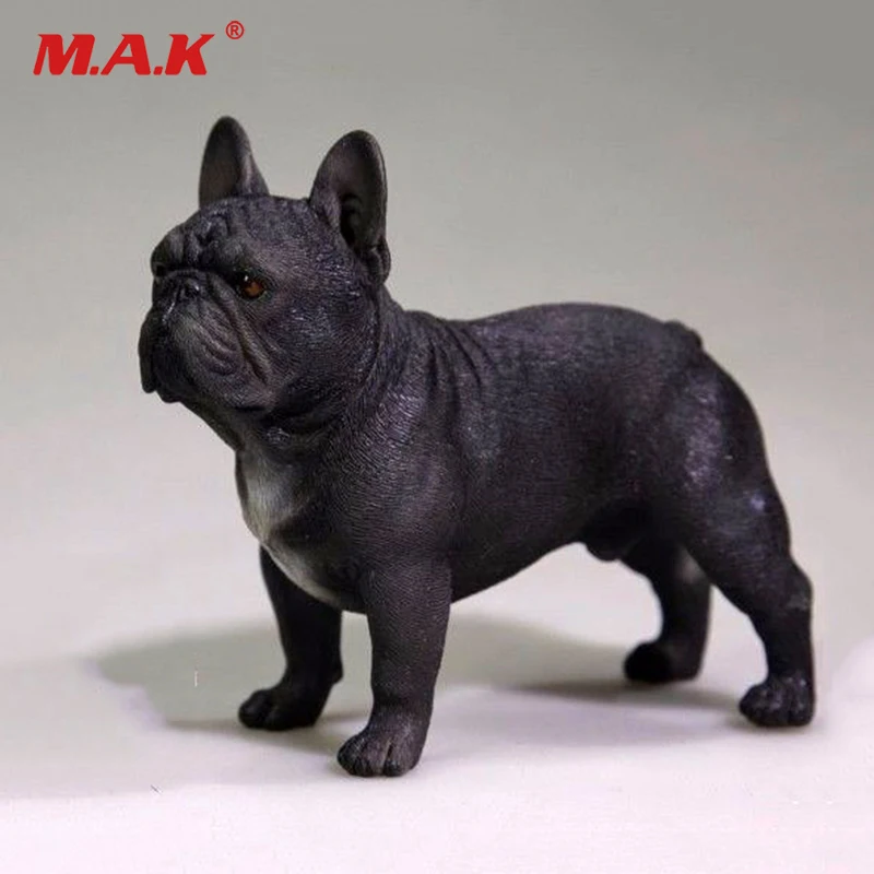 Buy Black 1/6 Simulation Resin French Bulldog Dog Puppy Pet Animal F 12" Toys