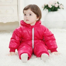 Новинка, теплый зимний комбинезон для малышей, комплект детской одежды, зимний комбинезон для новорожденных девочек и мальчиков, верхняя одежда, боди для малышей